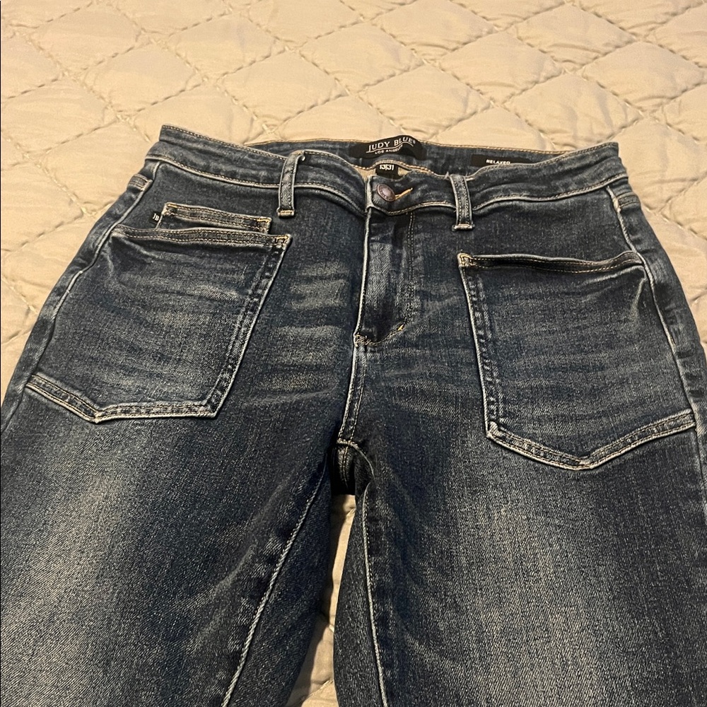 Judy Blue Women's Indigo Straight Leg Jeans